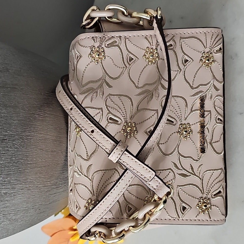 Michael Kors Sofia Stud Flower Crossbody - Picture 11 of 15